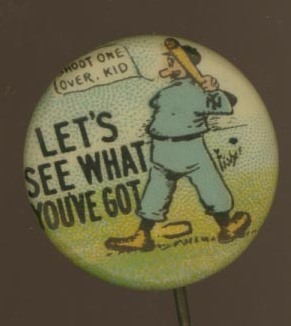 1910 Bud Fisher Baseball Comics Pin